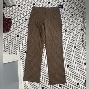 NWT basic editions vintage dead stock plaid pants size 6